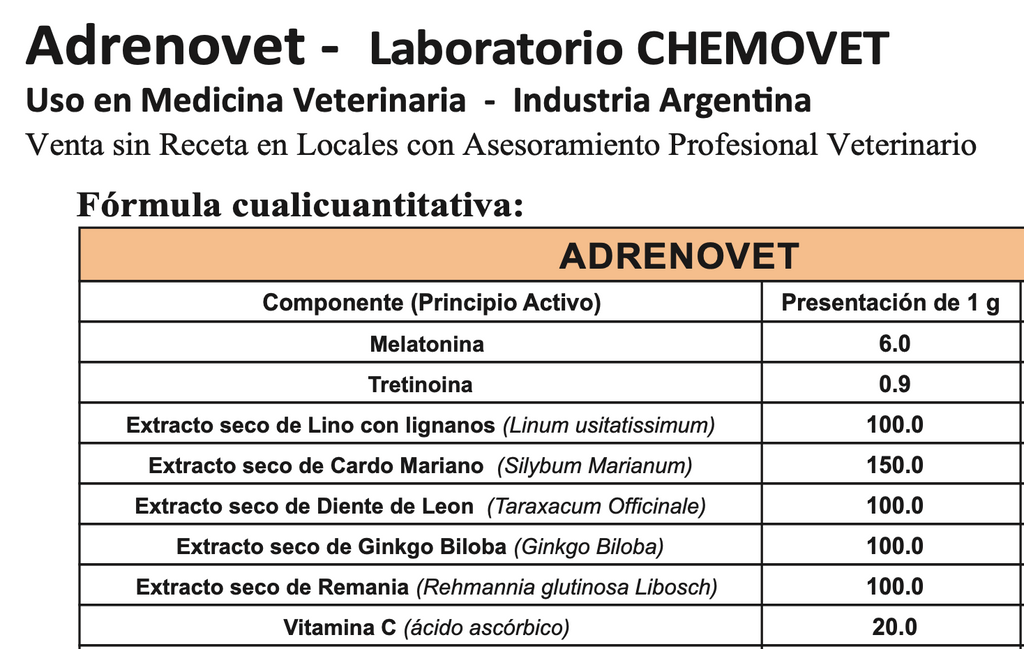 ADRENOVET