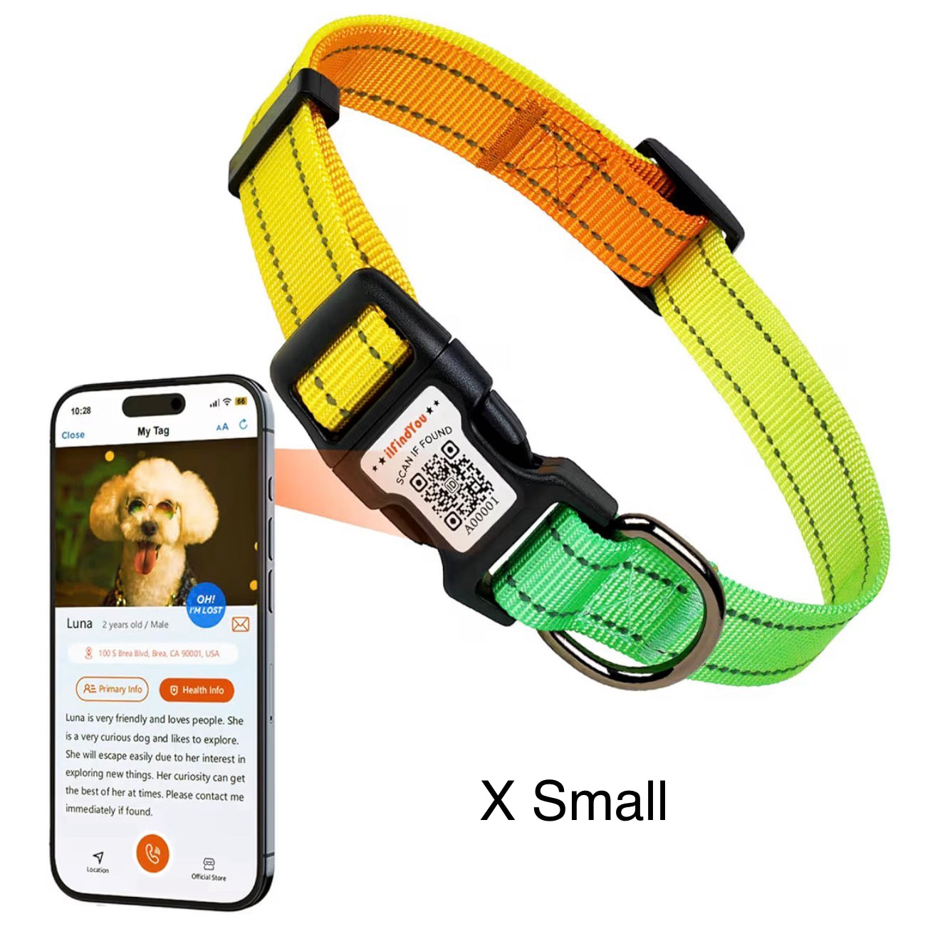 ILFIND YOU  X SMALL (Green-Orange)